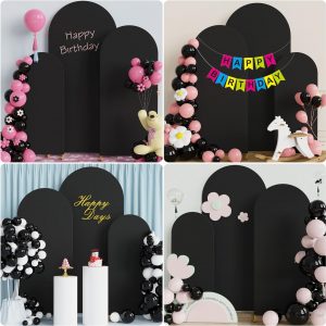 Arch Cover Wedding Arch Stand Covers 3 Pcs - Image 7