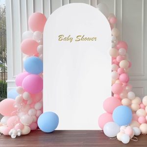 White Arch Cover Spandex Arch Backdrop Cover 6/6.6/7.2FT - Image 4