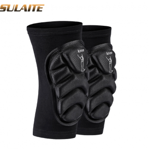 Knee Protective Pads, Knee Sleeve with Thick Foam Padding, Knee Protector Brace - Image 1