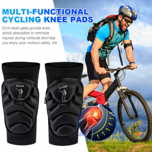 Knee Protective Pads, Knee Sleeve with Thick Foam Padding, Knee Protector Brace - Image 3