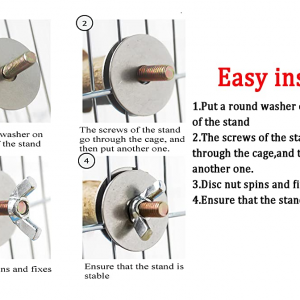 Bird Parrot Perches for Cage 5PCS - Image 5