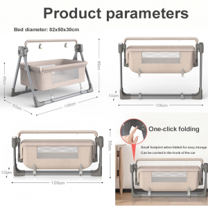Electric Baby Bassinet Baby Swing Baby Cradle - Image 5