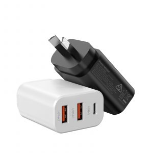 USB Fast Wall Charger, 30W USB C USB A Fast Charger - Image 1