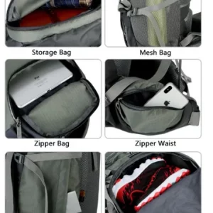 75L Hiking Backpack for Men Women Backpack Outdoor Camping - Image 7
