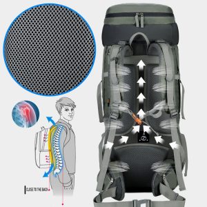 75L Hiking Backpack for Men Women Backpack Outdoor Camping - Image 5
