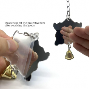 7 Pcs Bird Swing Chewing Toys Parrot Hammock Bell Toys - Image 5