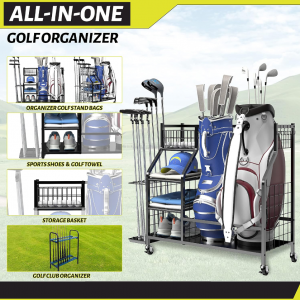 Golf Storage Organizer , Golf Bag Holder Club Organizer Rack - Image 2