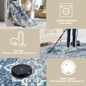Heavy Duty thickened Bohemian style carpet,Boho Area Rug 180x270cm,Thickness: 10 mm, Weight:6.5KG - Image 4