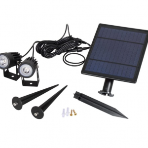 Solar Garden Spot Lights, LED Solar Landscape Light Outdoor IP65 Waterproof - Cool White - Image 8