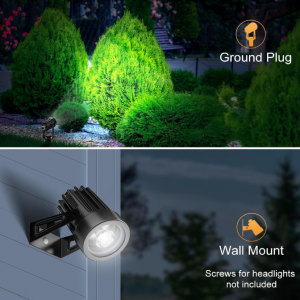 Solar Garden Spot Lights, LED Solar Landscape Light Outdoor IP65 Waterproof - Cool White - Image 6