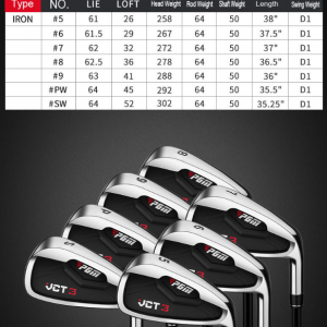 PGM Golf Clubs Full Set 12pcs with Bag - Image 3