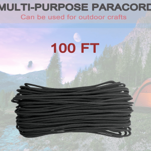 550 Strong paracord, 4mm tent rope, camping rope, paracord rope, 31m/100ft 9-core - Image 8