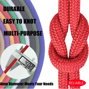 550 Strong paracord, 4mm tent rope, camping rope, paracord rope, 31m/100ft 9-core - Image 5