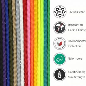 550 Strong paracord, 4mm tent rope, camping rope, paracord rope, 31m/100ft 9-core - Image 4