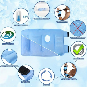 Wrist Ice Pack for Injuries, Reusable Hand Ice Pack for Carpal Tunnel - Image 4