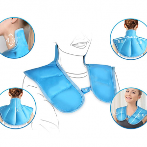 Neck Shoulder Ice Pack For Injuries Reusable Gel Cold Pack Wrap - Image 6