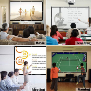 Portable Projector Screen HD 16:9 100/150 Inch - Image 4