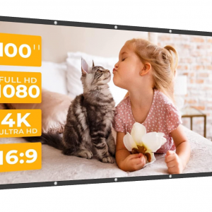 Portable Projector Screen HD 16:9 100/150 Inch - Image 1