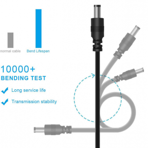 USB to DC Jack Charging Cable Power Cord  with 11 Interchangeable Connectors - Image 9