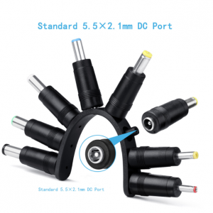USB to DC Jack Charging Cable Power Cord  with 11 Interchangeable Connectors - Image 4