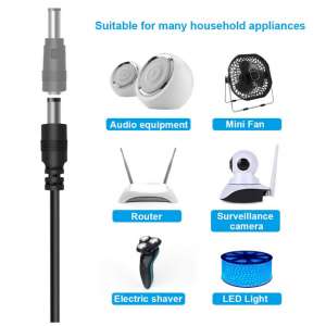 USB to DC Jack Charging Cable Power Cord  with 11 Interchangeable Connectors - Image 6