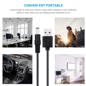 USB to DC Jack Charging Cable Power Cord  with 11 Interchangeable Connectors - Image 8