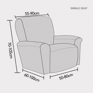 Recliner Chair Cover One Seater/ Two Seater/ Three Seater - Image 7