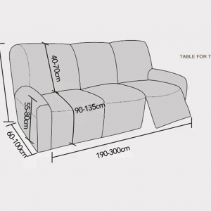 Recliner Chair Cover One Seater/ Two Seater/ Three Seater - Image 9