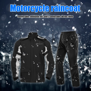 Motorcycle Rain Suit - Waterproof Jacket & Pants for Men & Women M/L/XL/2XL/3XL - Image 4