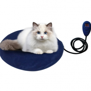 Round Pet Heating Pad with Adjustable Temperature - Image 1