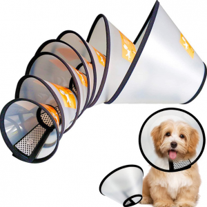 Elizabethan Collar for Cats Adjustable Recovery Pet Cone - 7 Sizes - Image 1