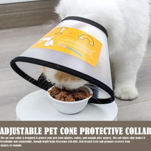 Elizabethan Collar for Cats Adjustable Recovery Pet Cone - 7 Sizes - Image 3