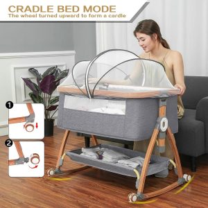 Baby Bassinet Baby Cradle - Image 4