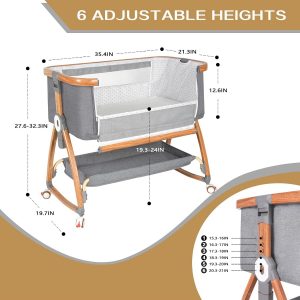 Baby Bassinet Baby Cradle - Image 3