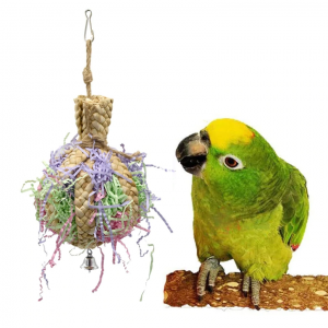 Parrot Shredding Chewing Foraging Bird Toys Chewing Toy with Bell - Image 5
