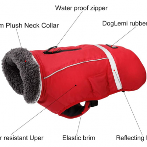 Dog Winter Coat Sport Vest Jackets Snowsuit Apparel S/XL - Image 4