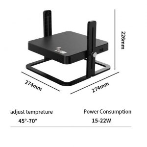 Chick Brooder Heater, Poultry Brooder Heating Plate,Adjustable Temp & Height for 15-20 Chicks - Image 6