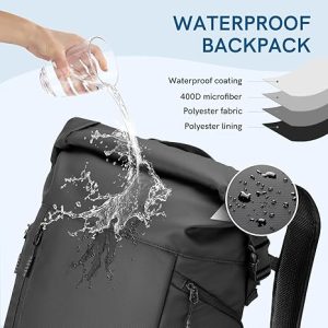 Laptop Backpack, Travel Backpack Large Carry on Backpack, 17in 55L kingsons - Image 4