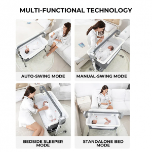 Electric Baby Swing, Newborn Baby Bassinet - Image 3