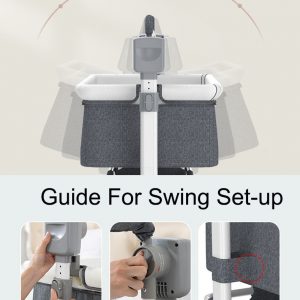 Electric Baby Swing, Newborn Baby Bassinet - Image 6