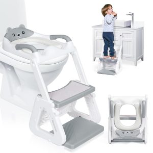 Potty Training Toilet Seat,Potty Training Seat with Step Stool Ladder