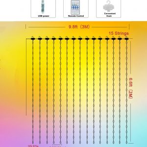 Smart Curtain Lights 3x2m - Image 3