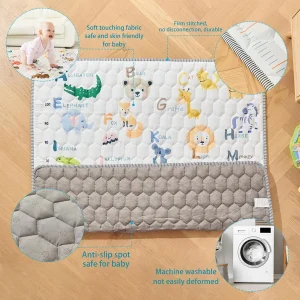 Foam Baby Play Mat 79" x 59", Soft Crawling Mat 180x150CM - Image 5