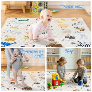 Foam Baby Play Mat 79" x 59", Soft Crawling Mat 180x150CM - Image 6