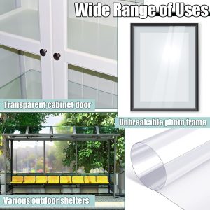 2mm Clear Polycarbonate Roofing, Polycarbonate Roofing Panel w:1.22m,L:1m-30m - Image 3