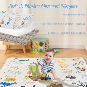 Foam Baby Play Mat 79" x 59", Soft Crawling Mat 180x150CM - Image 10
