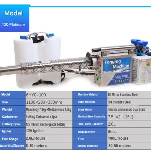 Electric Fogger Sprayer Spraying Machine Tools For Garden Public Place 15L - Image 3