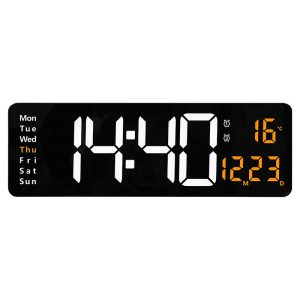 16" Large Digital Wall Clock with Remote Control - Image 3