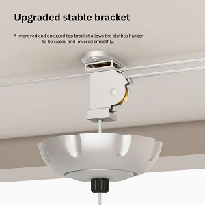 Ceiling Pulley Airer, Hanging Drying Lift Rack-1.5m/2m - Image 4