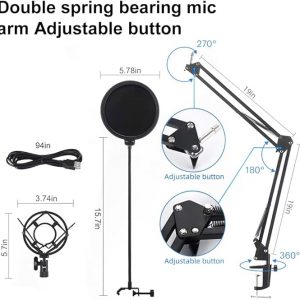 USB Gaming Microphone,Computer Condenser PC Mic - Image 5